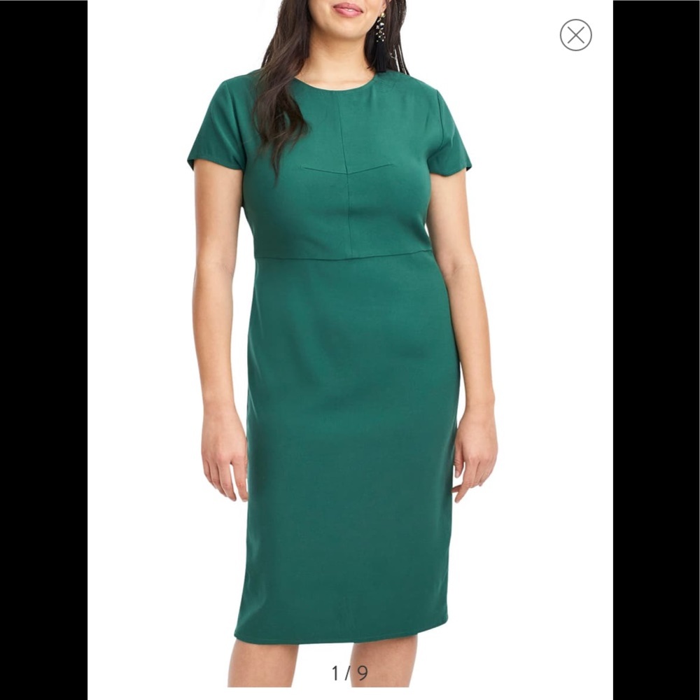 J.crew universal standard 2x Dress sheath stretch